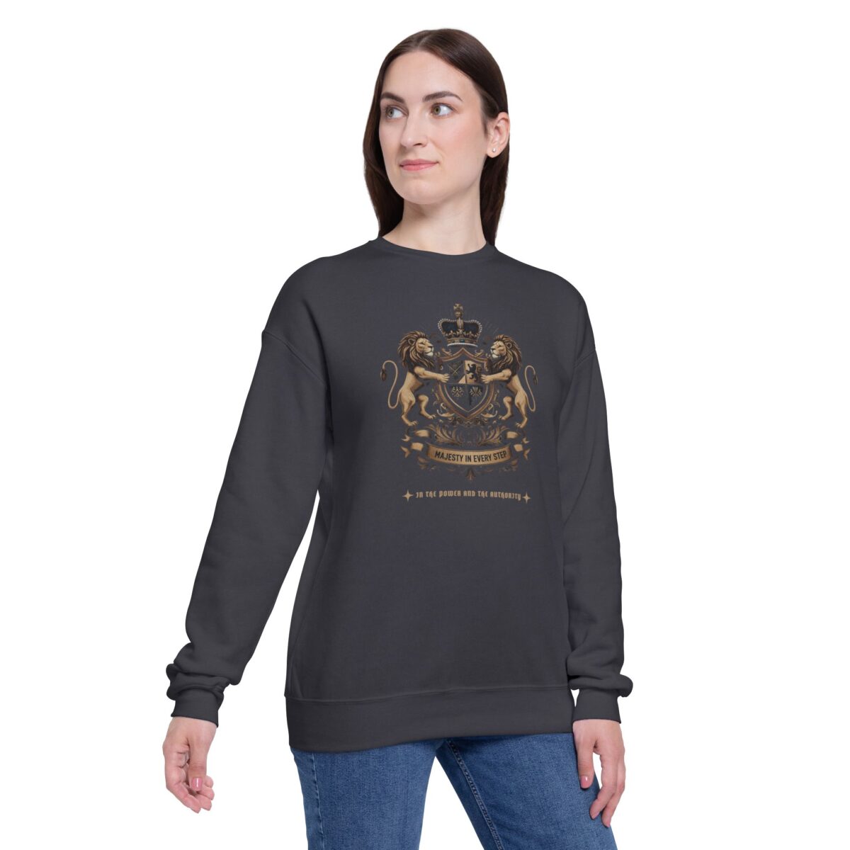 Majesty in Every Step Unisex Drop Shoulder Sweatshirt - Image 7