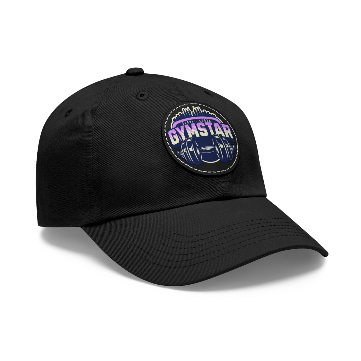 GYMSTAR Hat with Leather Patch (Round) - Image 6