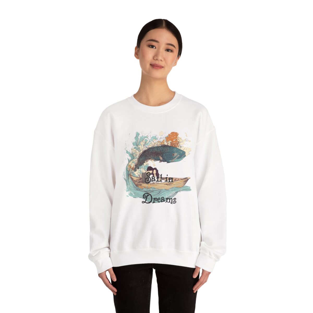Sail in dreams Unisex Heavy Blend™ Crewneck Sweatshirt - Image 4
