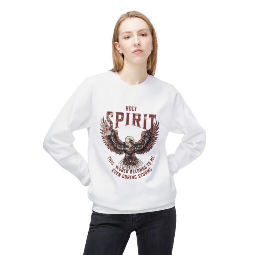This world belongs to me Unisex Midweight Softstyle Fleece Crewneck Sweatshirt - Image 3