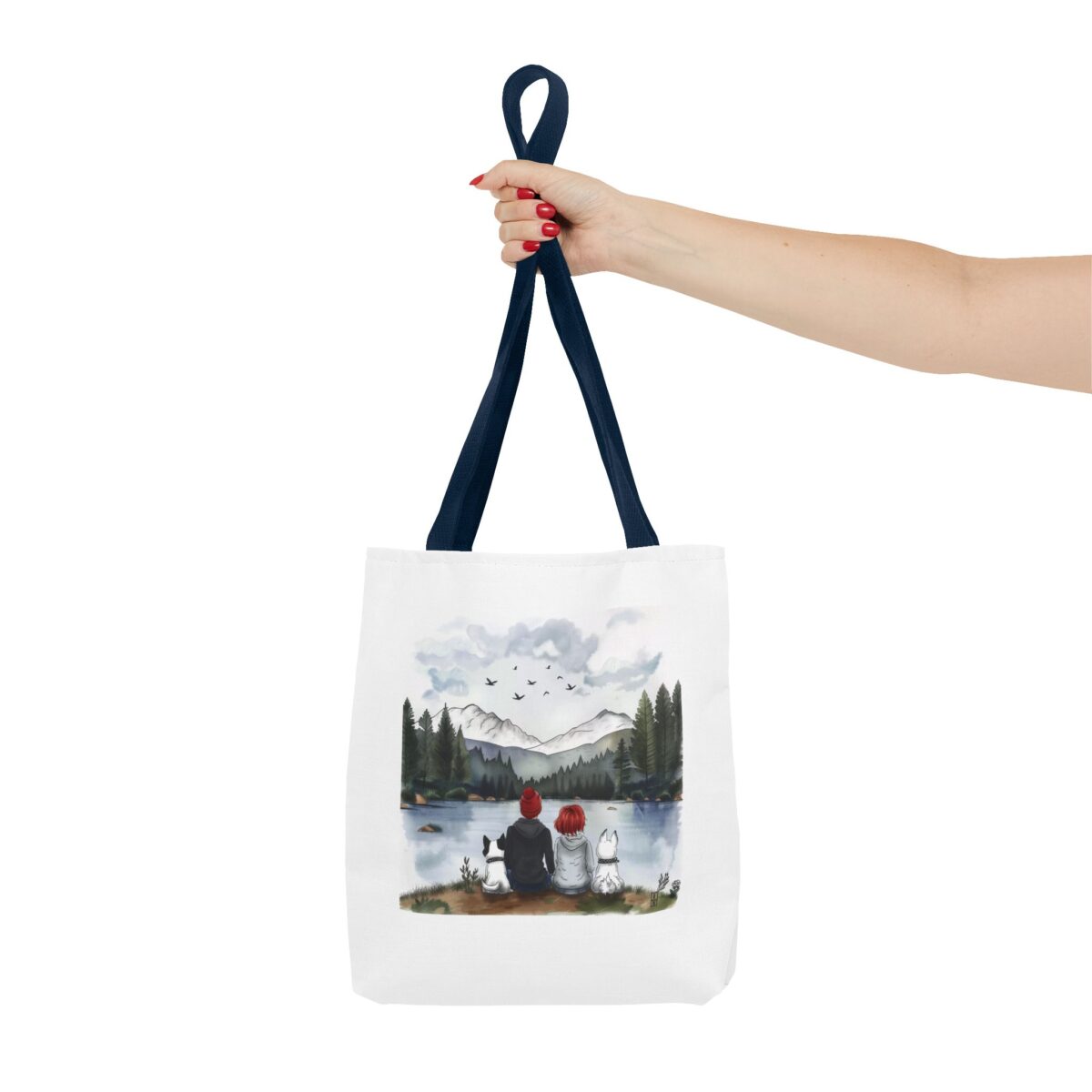 Two dogs, you and me Tote Bag (AOP) - Image 20