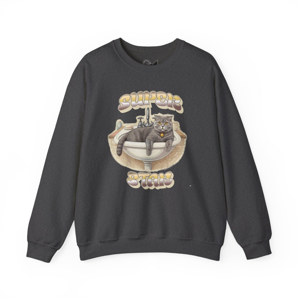Star cat Unisex Heavy Blend™ Crewneck Sweatshirt - Image 21