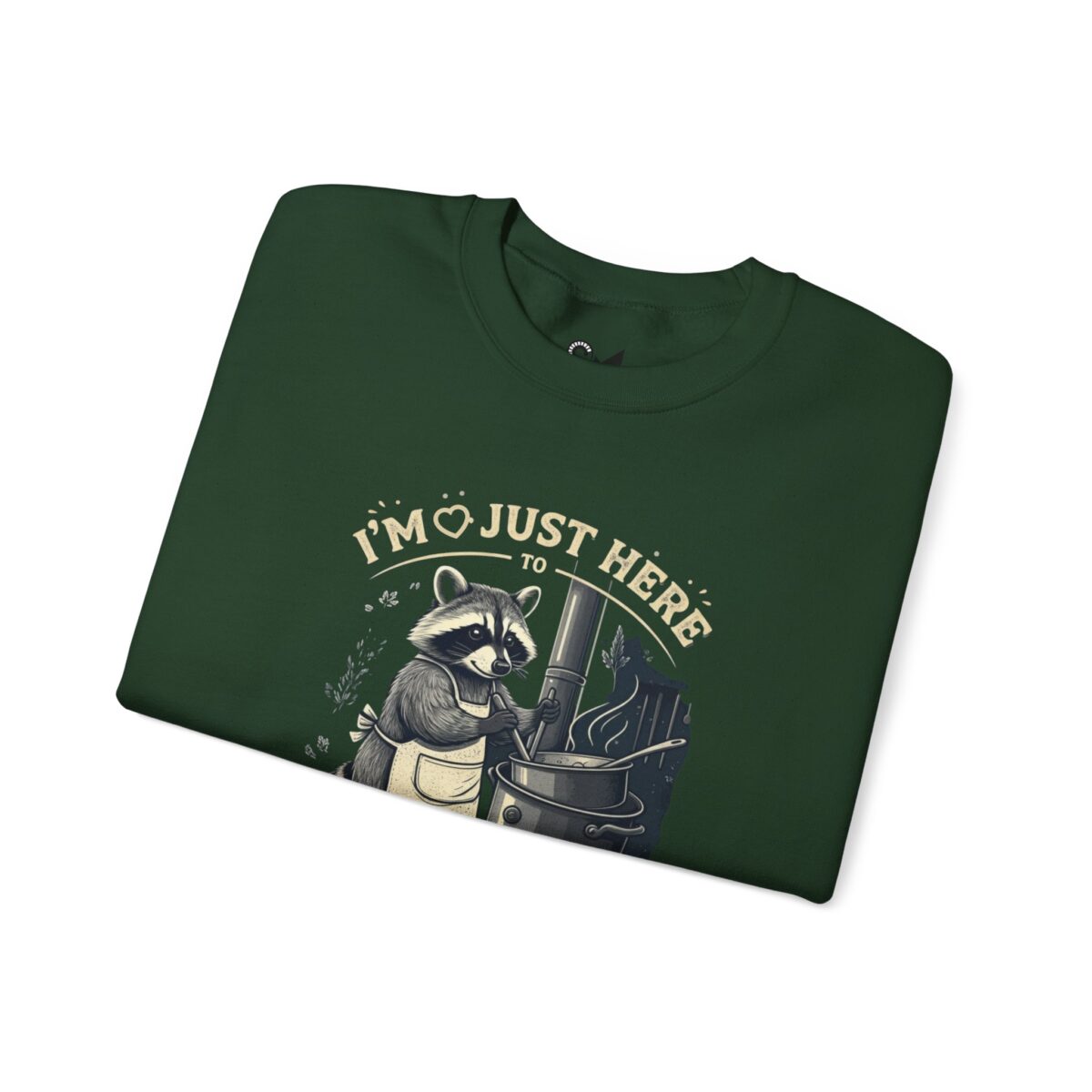 I am just here Unisex Heavy Blend™ Crewneck Sweatshirt - Image 11