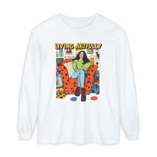 Living Artfully Unisex Garment-dyed Long Sleeve T-Shirt