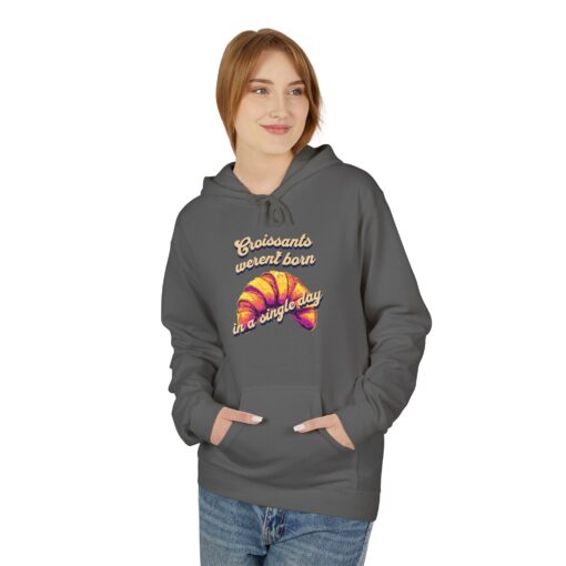 Croissants weren't born in a single day Unisex Midweight Softstyle Fleece Hoodie - Image 23