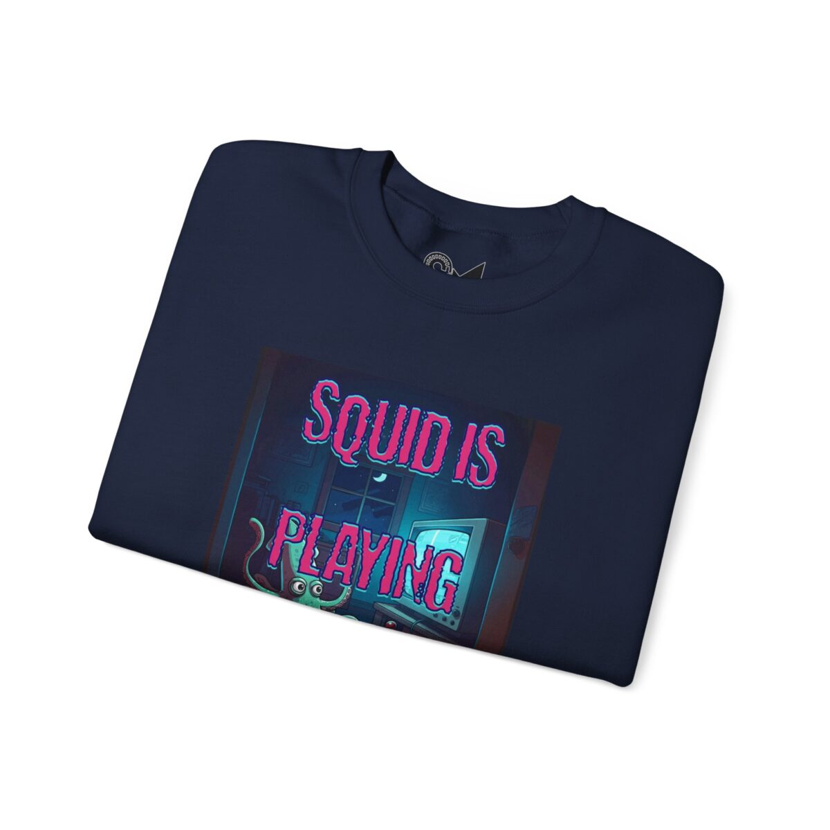 Squid is playing a game Unisex Heavy Blend™ Crewneck Sweatshirt - Image 19