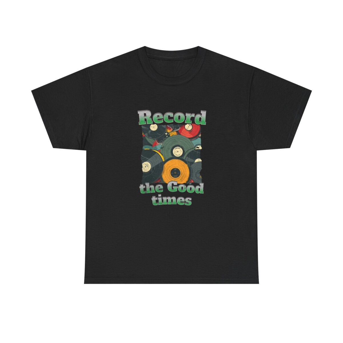Record the good times Unisex Heavy Cotton Tee