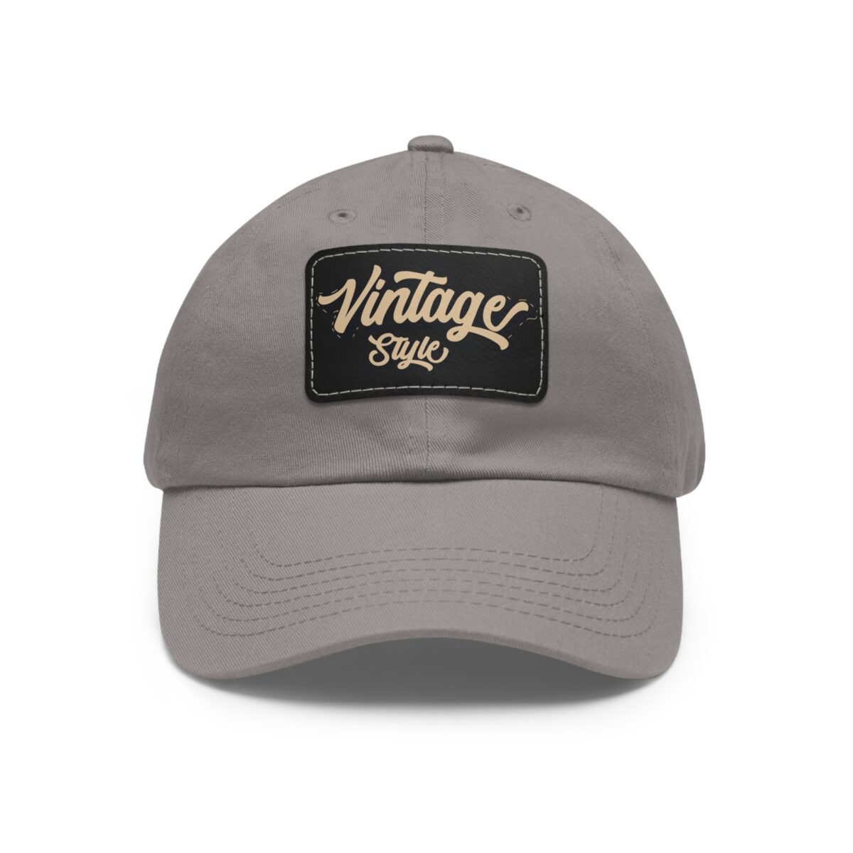 Vintage style Hat with Leather Patch (Rectangle) - Image 17