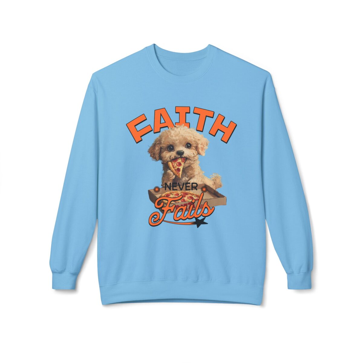 Faith never fails Unisex Midweight Softstyle Fleece Crewneck Sweatshirt - Image 29