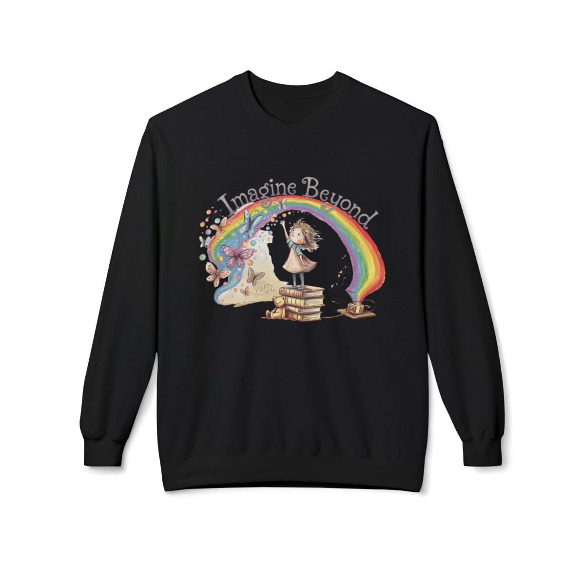 Imagine beyond Unisex Midweight Softstyle Fleece Crewneck Sweatshirt - Image 5