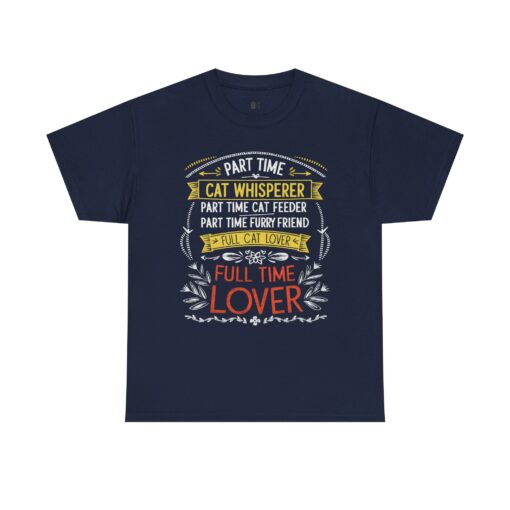 Cat whisperer Unisex Heavy Cotton Tee - Image 5