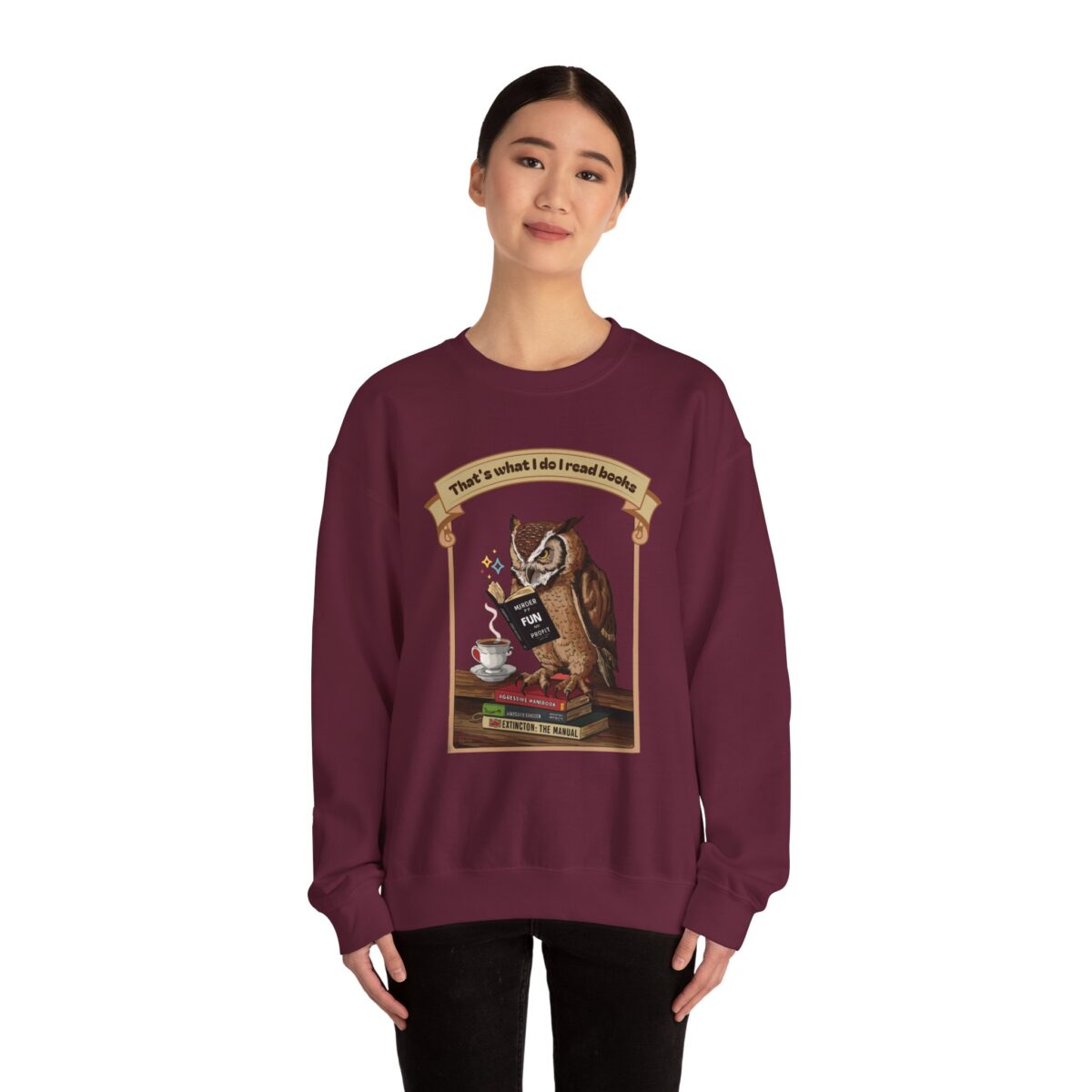 I read books Unisex Heavy Blend™ Crewneck Sweatshirt - Image 16