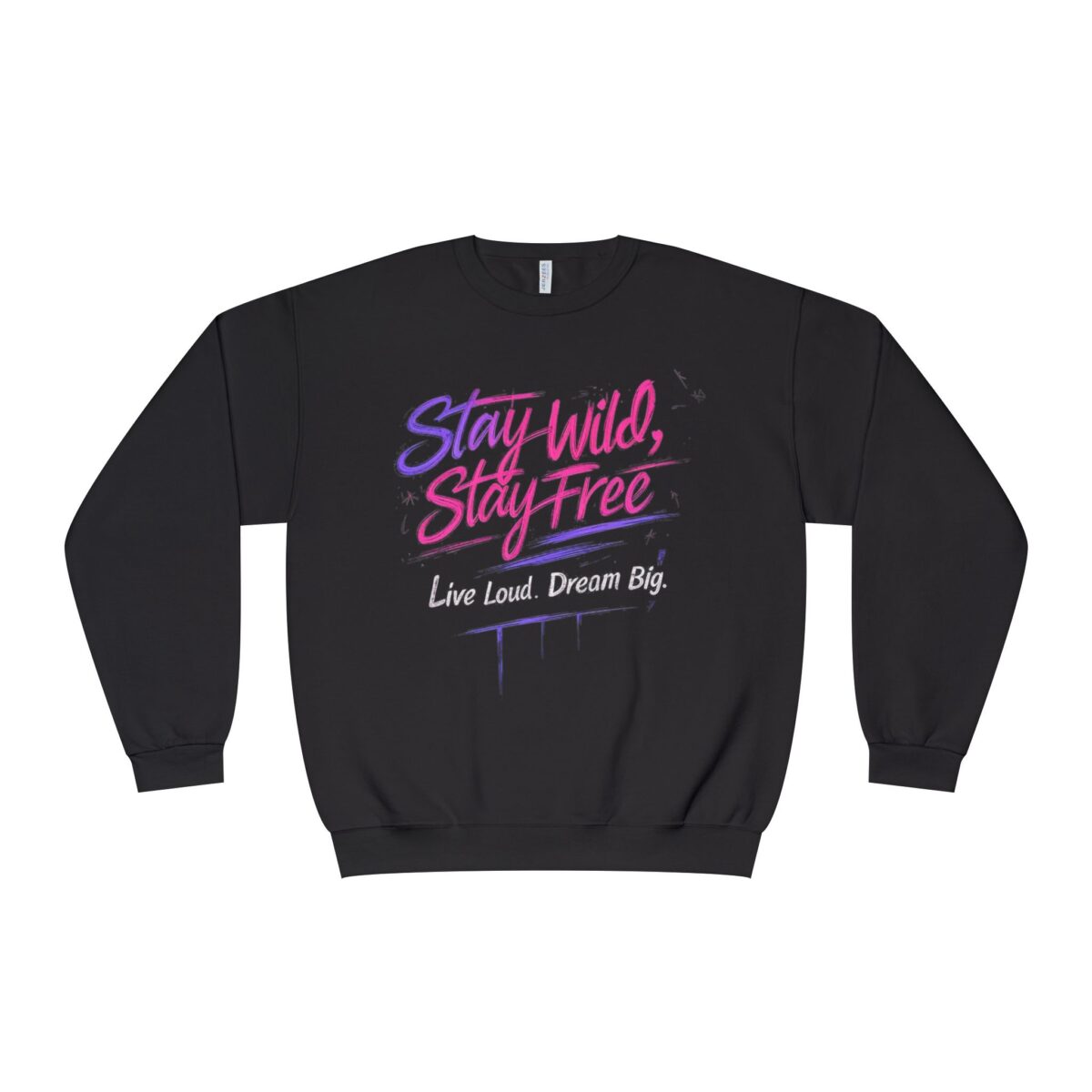 Stay wild Stay free Unisex NuBlend® Crewneck Sweatshirt - Image 5