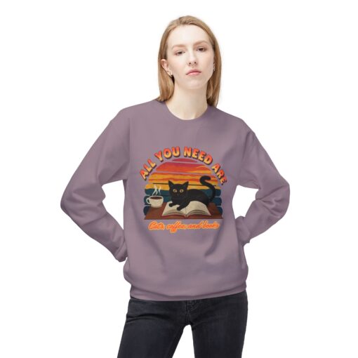 All you need are Unisex Midweight Softstyle Fleece Crewneck Sweatshirt - Image 47