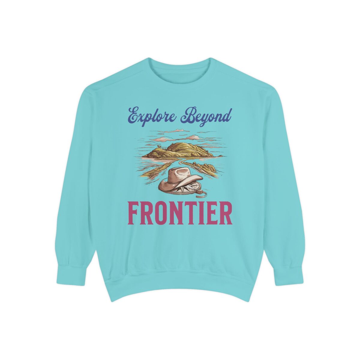 Explore beyond Unisex Garment-Dyed Sweatshirt - Image 5