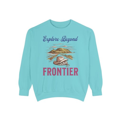 Explore beyond Unisex Garment-Dyed Sweatshirt - Image 5
