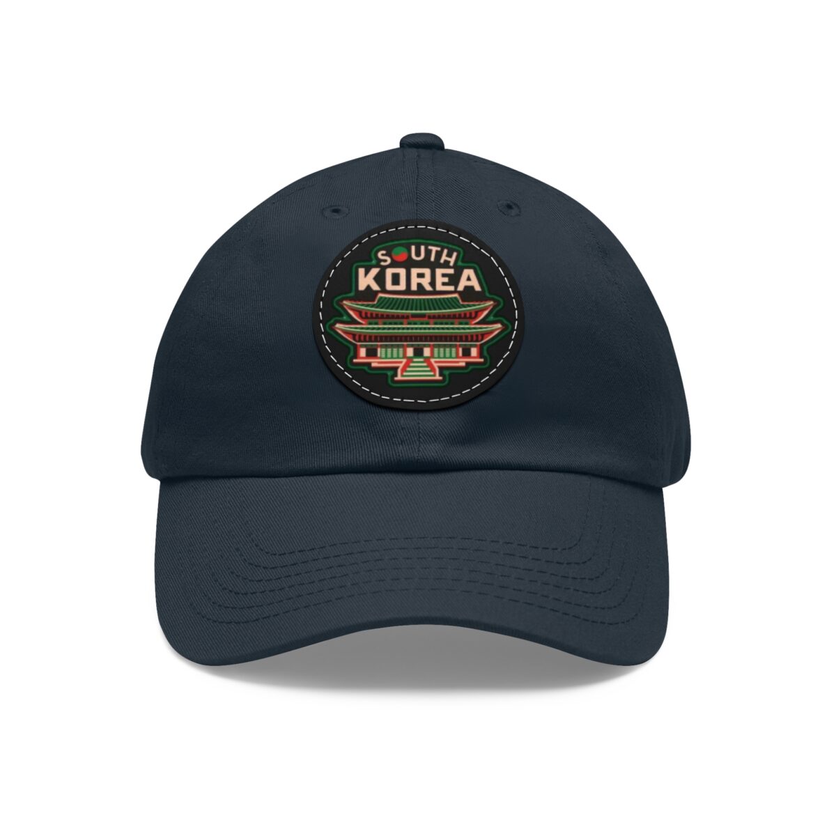 South Korea Hat with Leather Patch (Round) - Image 9
