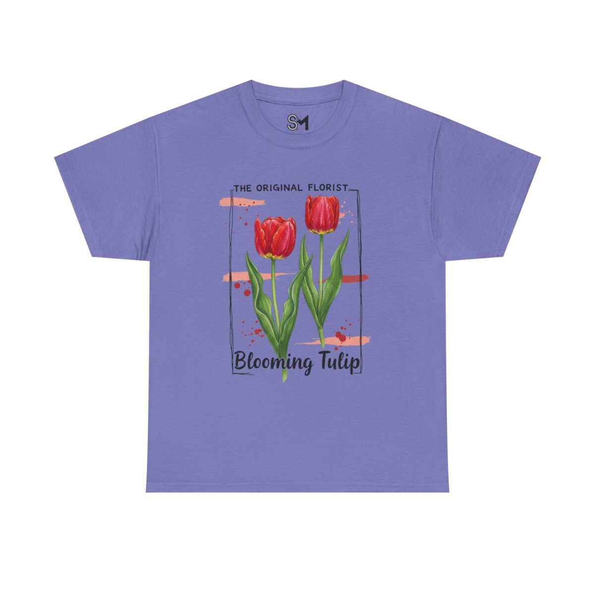 Blooming Tulip Unisex Heavy Cotton Tee - Image 33