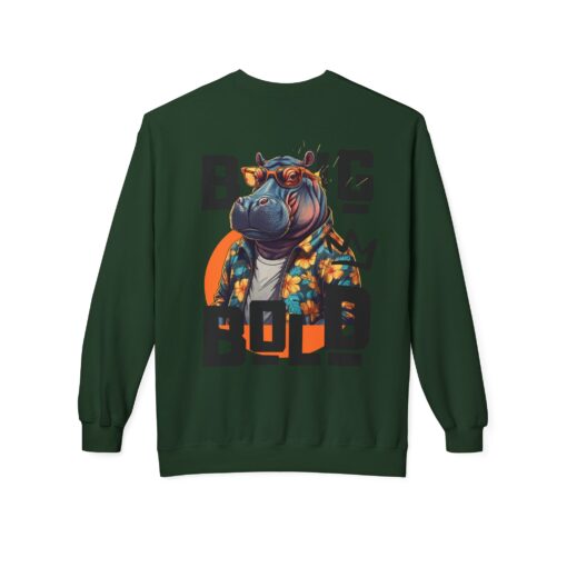 Big Bold Unisex Midweight Softstyle Fleece Crewneck Sweatshirt - Image 22