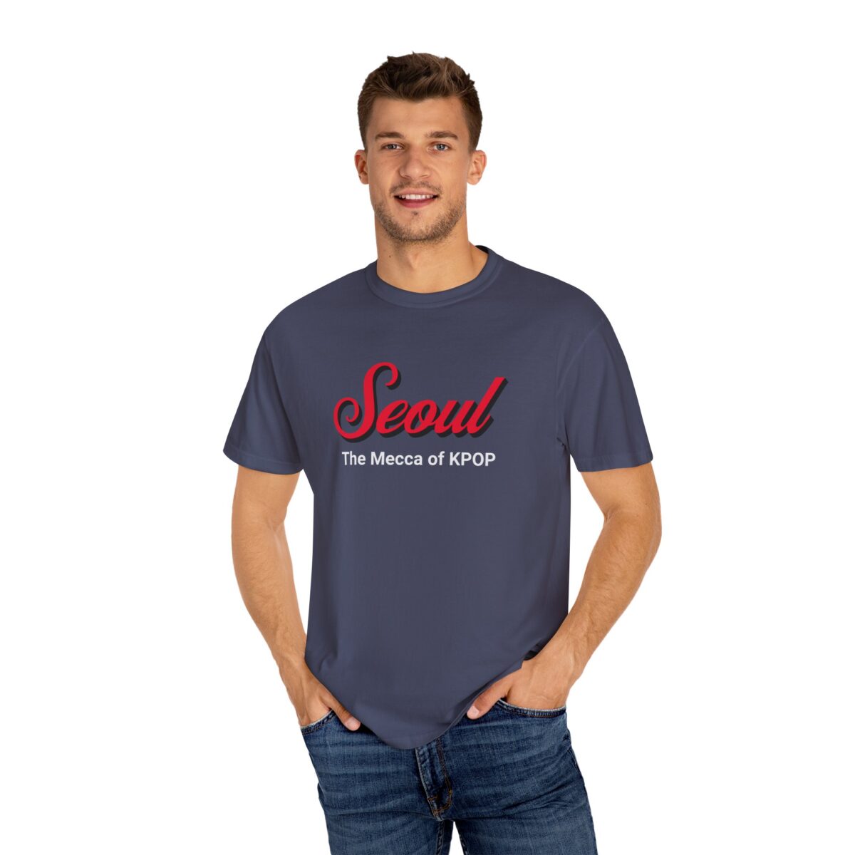 Seoul K-Pop Unisex Garment-Dyed T-Shirt - Trendy & Stylish - Image 8