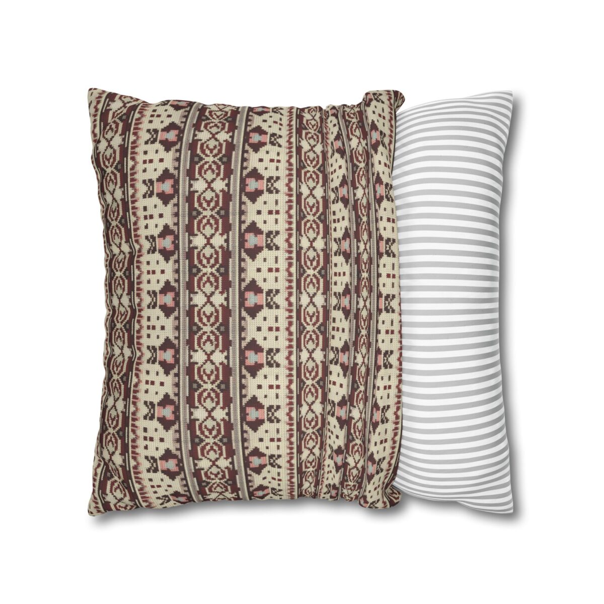Vintage Cozy Faux Suede Square Pillowcase - Image 12