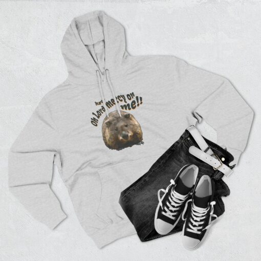 Have mercy on me Lord Three-Panel Fleece Hoodie - Image 3