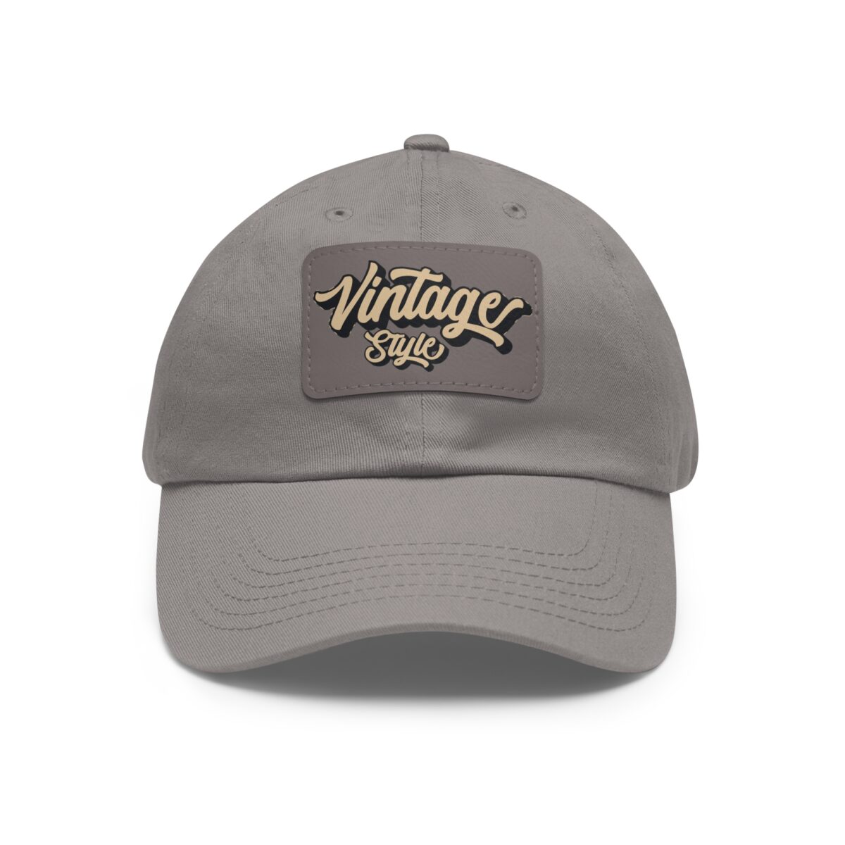 Vintage style Hat with Leather Patch (Rectangle) - Image 21