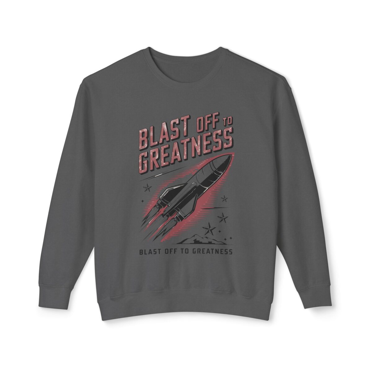 Blast off to greatness Unisex Lightweight Crewneck Sweatshirt - Image 17