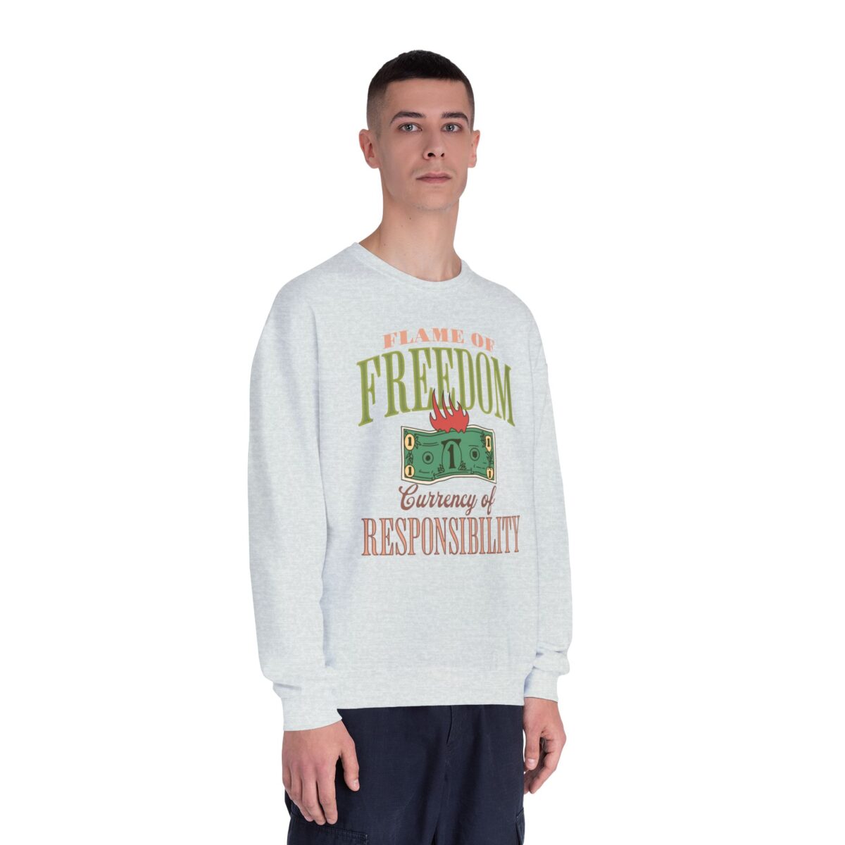 Currency of freedom Unisex NuBlend® Crewneck Sweatshirt - Image 27