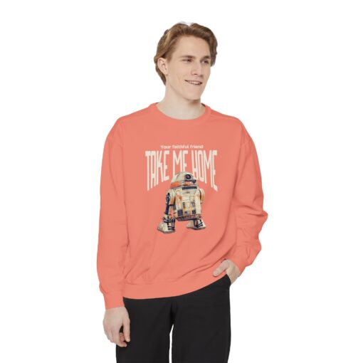 Take me home Unisex Garment-Dyed Sweatshirt - Image 3