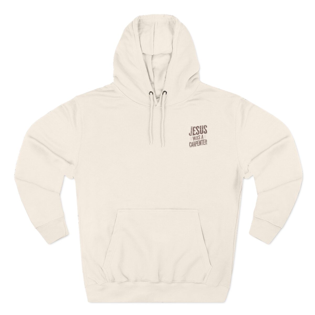 Jesus was a carpenter Three-Panel Fleece Hoodie - Image 17