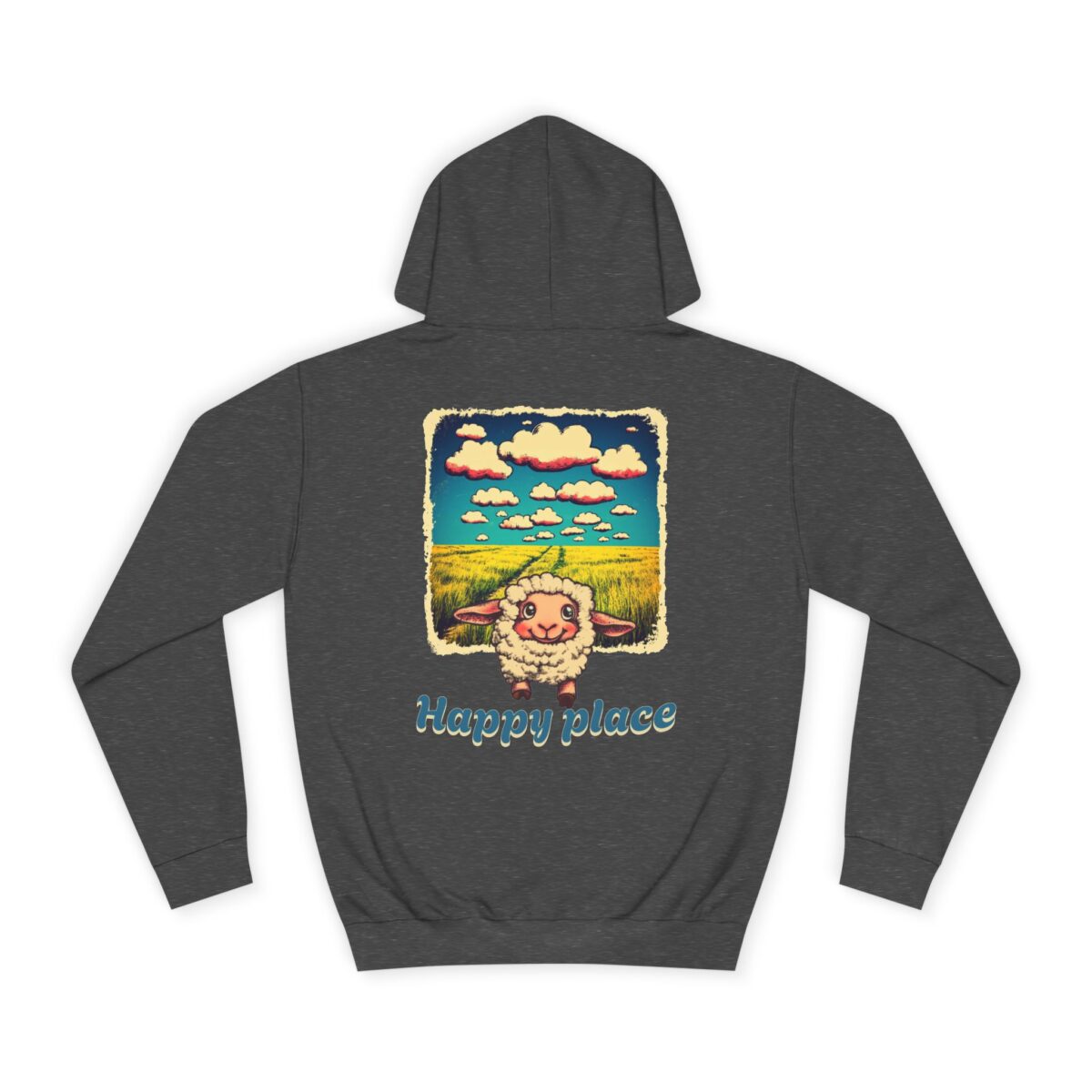 Happy place Unisex College Hoodie - Image 34