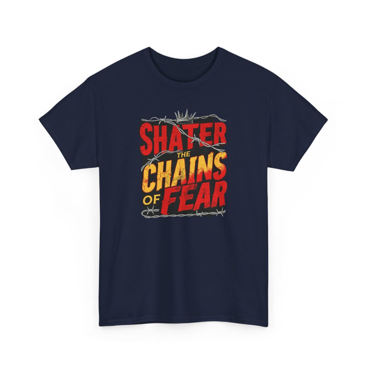 Shater chains of fear Unisex Heavy Cotton Tee - Image 11