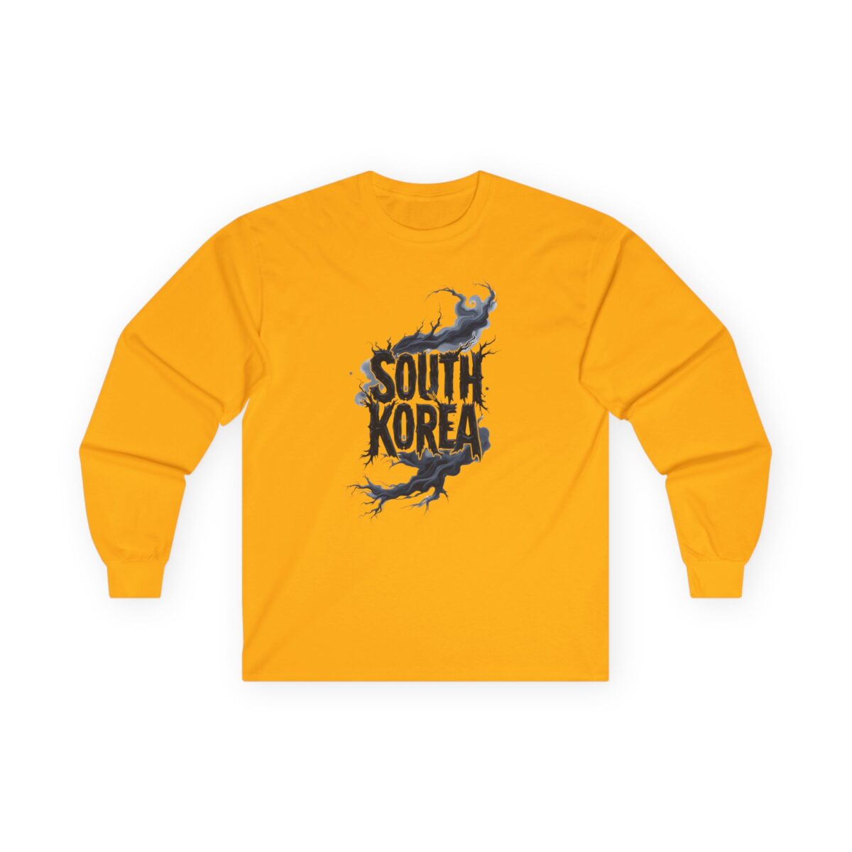 South Korea Unisex Ultra Cotton Long Sleeve Tee - Image 10