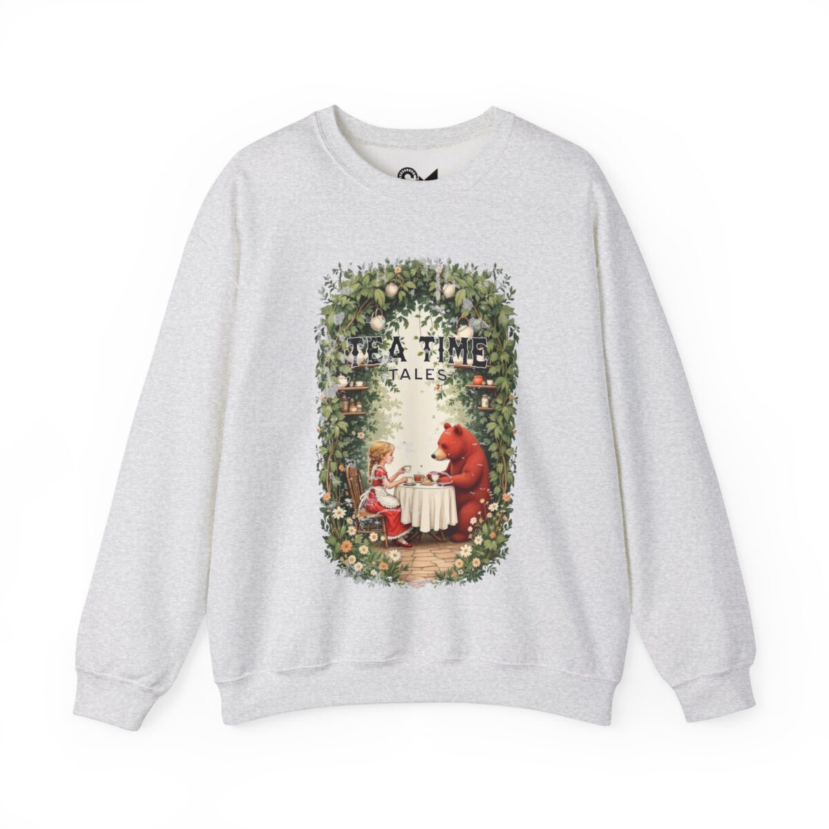 Tea time tales Unisex Heavy Blend™ Crewneck Sweatshirt - Image 5
