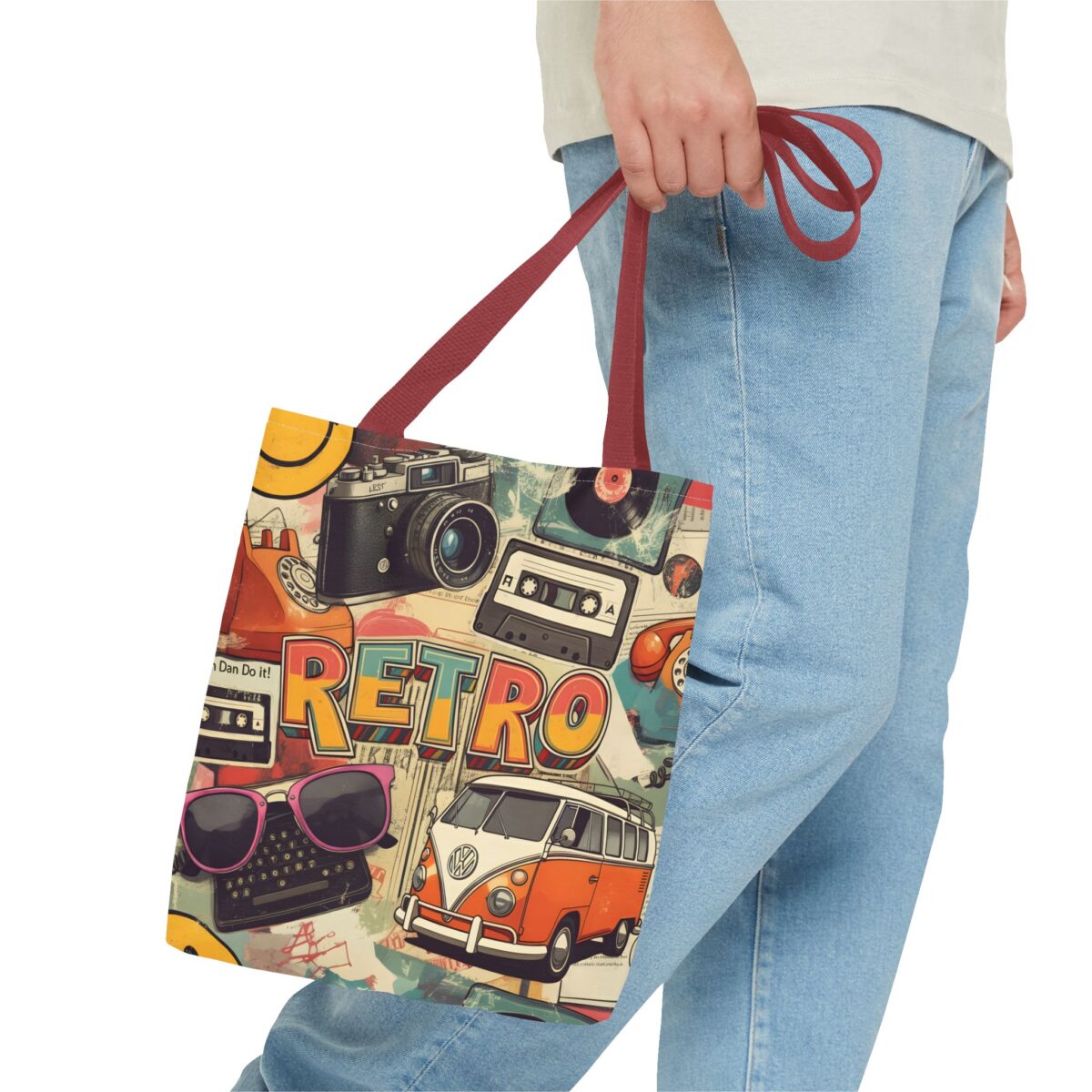 Retro Tote Bag (AOP) - Image 15