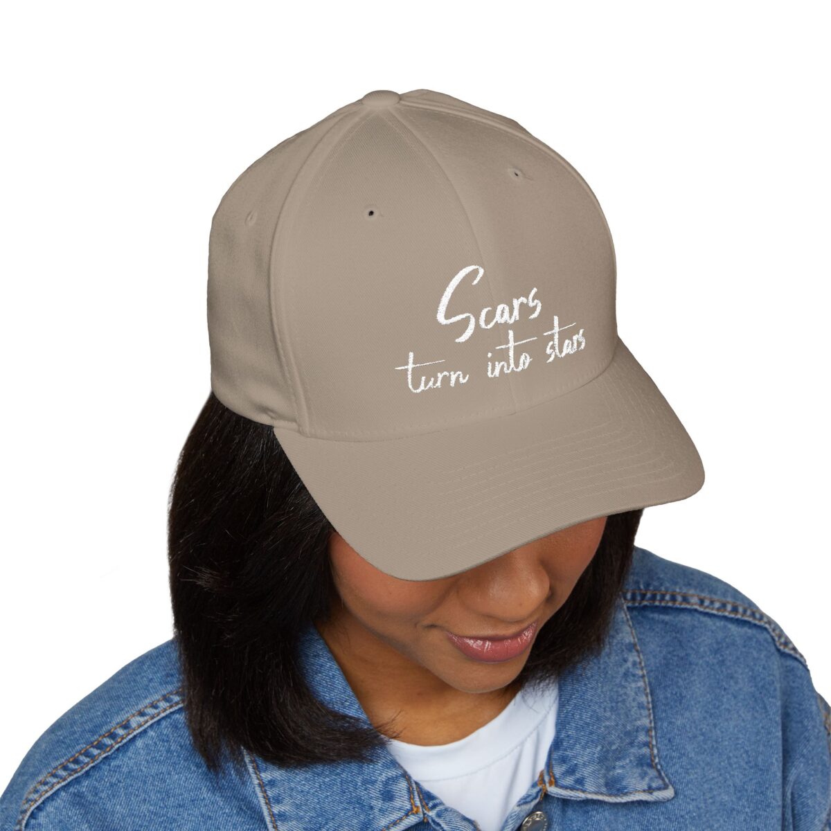 Embroidered Cap - 'Scars Turn Into Stars' Inspiring Quote - Image 11