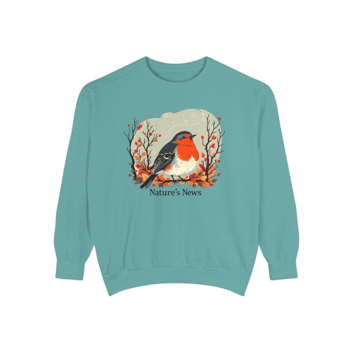 Nature’s News Unisex Garment-Dyed Sweatshirt - Image 25