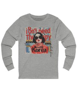 I need to go South Korea Unisex Jersey Long Sleeve Tee
