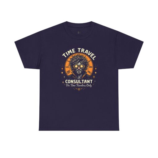Time travel Unisex Heavy Cotton Tee - Image 9
