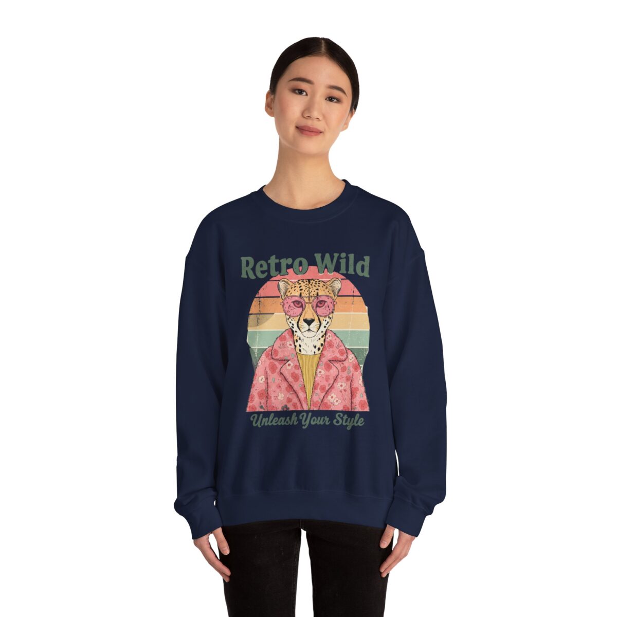 Retro wild Unisex Heavy Blend™ Crewneck Sweatshirt - Image 20