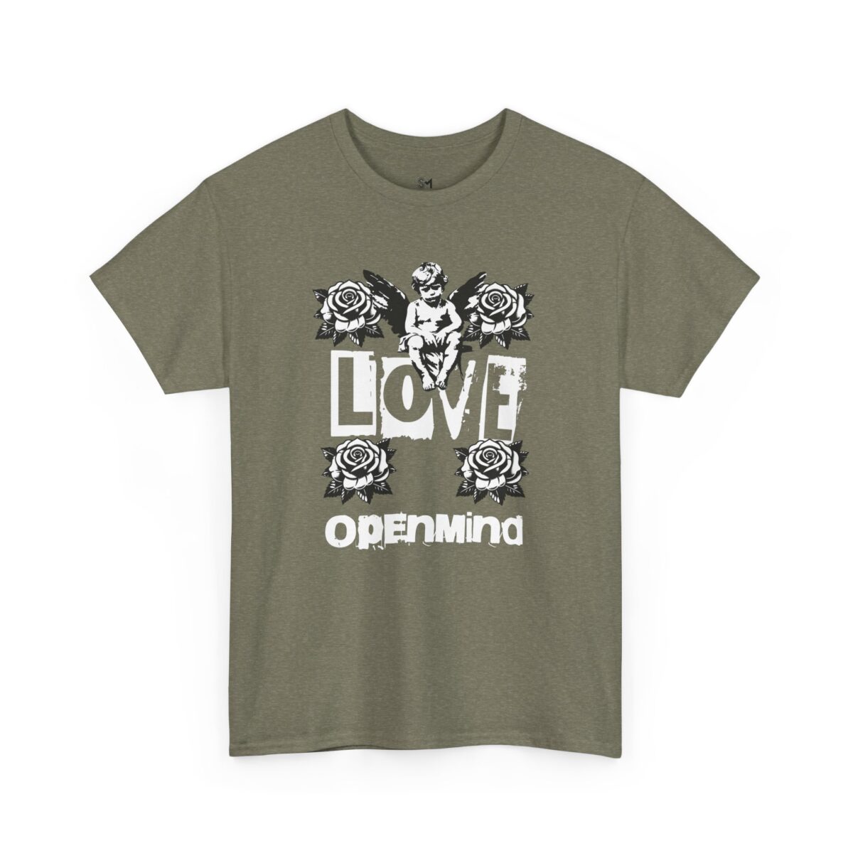 Love open mind Unisex Heavy Cotton Tee - Image 15