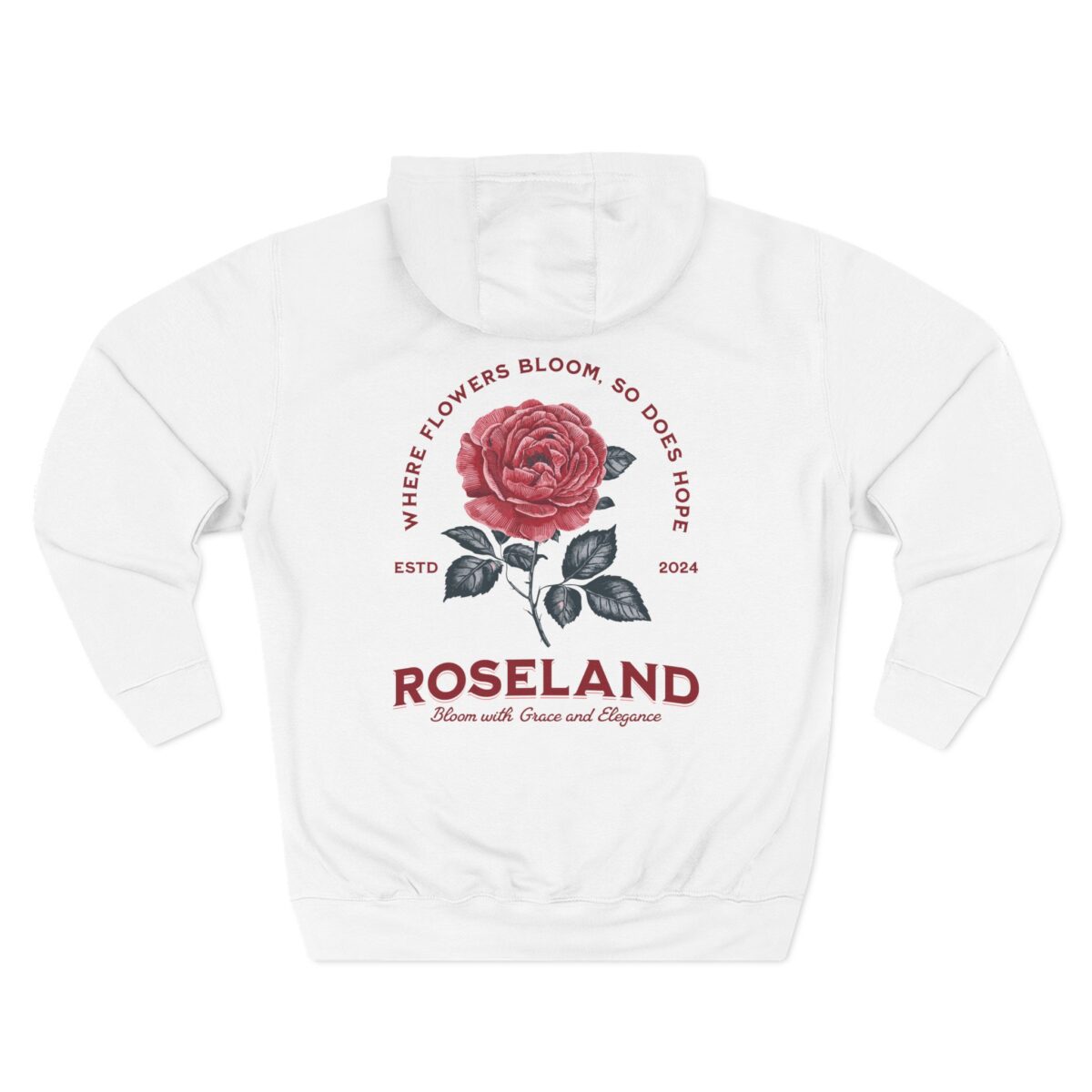 Roseland Three-Panel Fleece Hoodie - Image 2