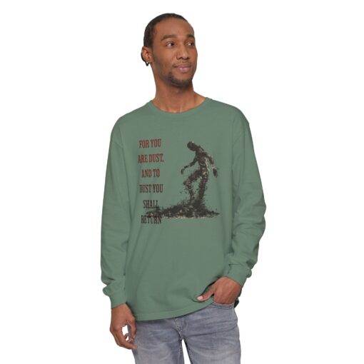 Return to soil Unisex Garment-dyed Long Sleeve T-Shirt - Image 31