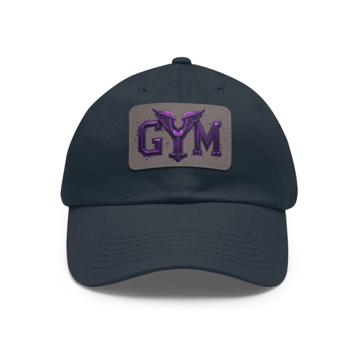GYM Hat with Leather Patch (Rectangle) - Image 9