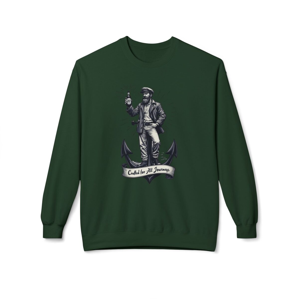 Crafted for all journeys Unisex Midweight Softstyle Fleece Crewneck Sweatshirt - Image 13