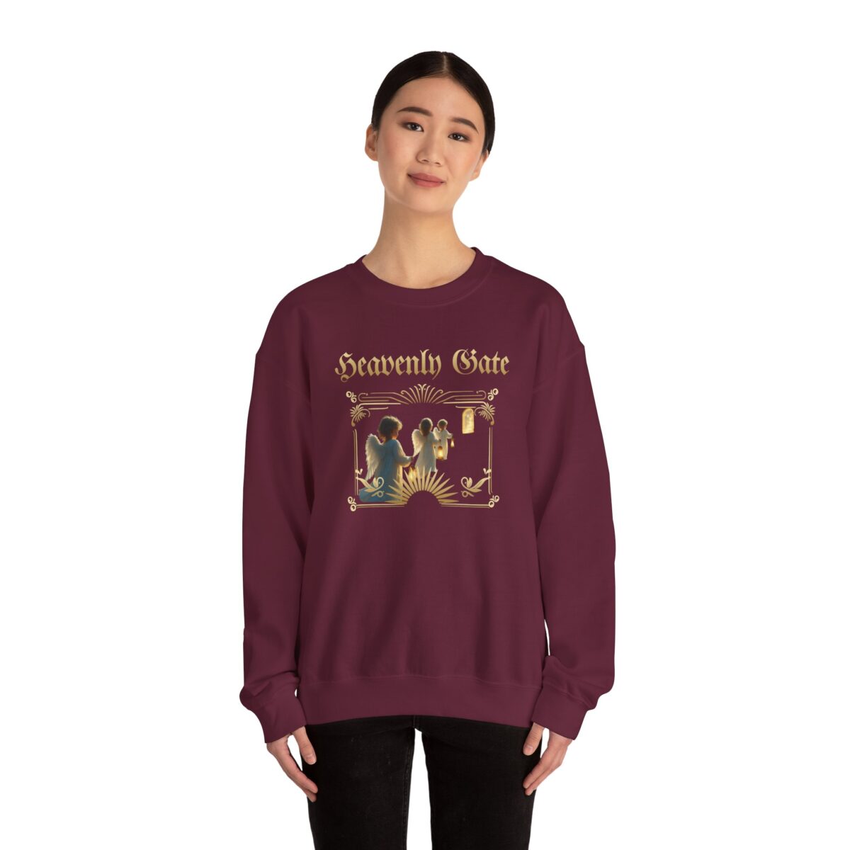 Heavenly gate Unisex Heavy Blend™ Crewneck Sweatshirt - Image 8