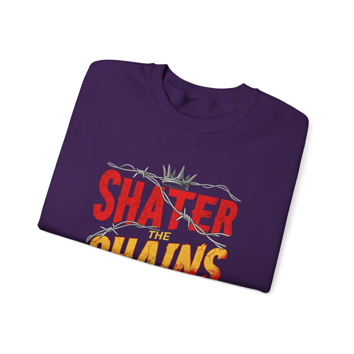 Shater chains of fear Unisex Heavy Blend™ Crewneck Sweatshirt - Image 23
