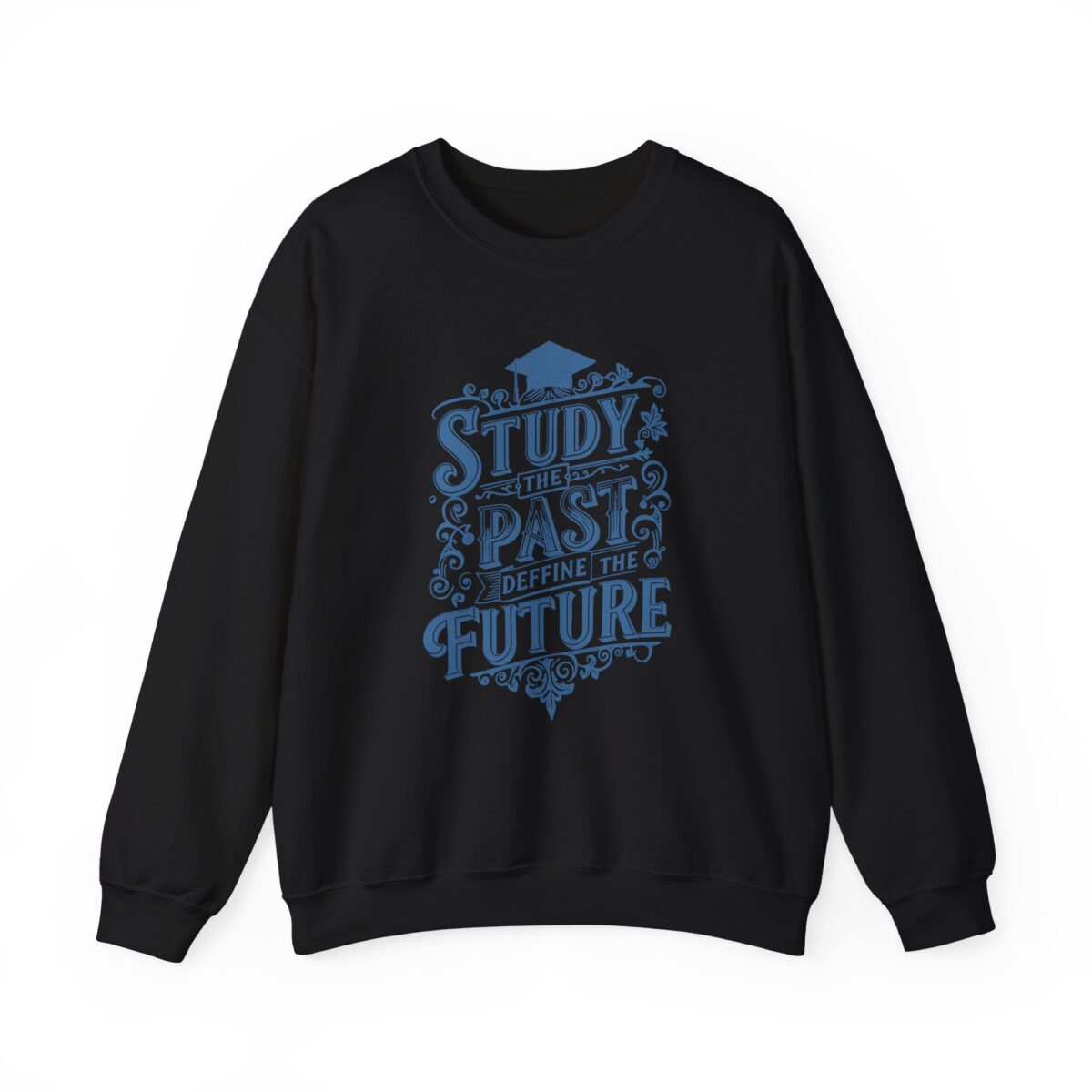 Study the past define the future Unisex Heavy Blend™ Crewneck Sweatshirt