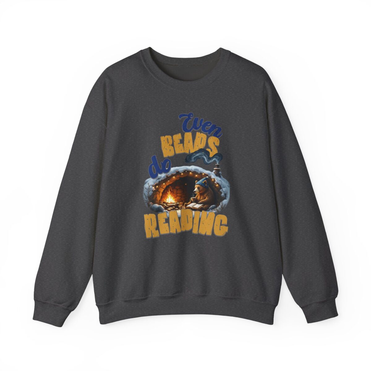 Even bears do reading Unisex Heavy Blend™ Crewneck Sweatshirt - Image 21